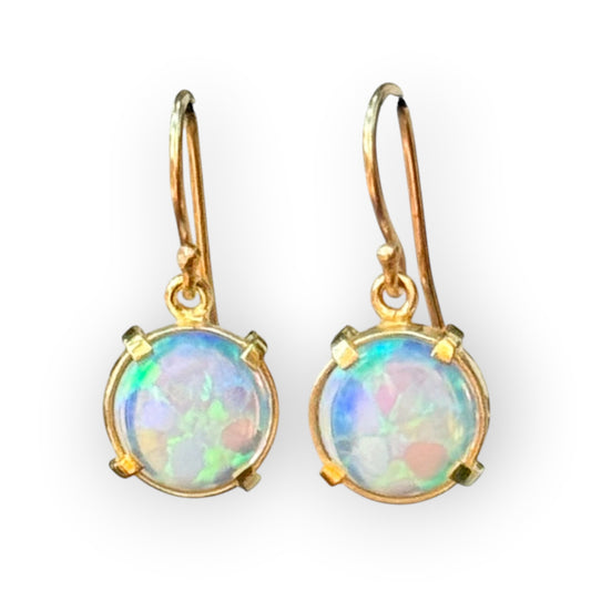 Jelly Opal Prong Set Earring