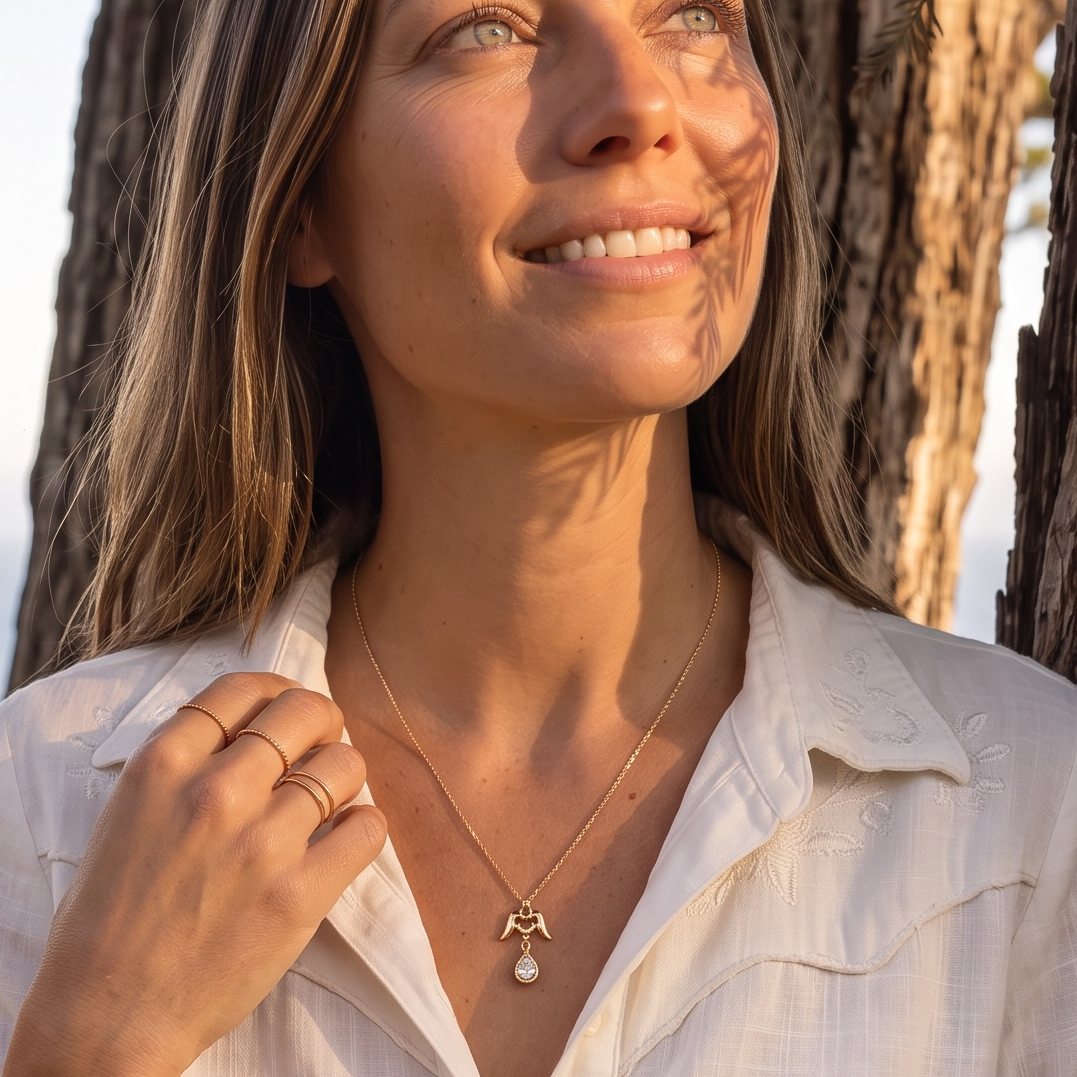 Love Hand Talisman Necklaces  – Abalone, Pearl, Ruby, Turquoise, Jelly Opal, and Diamond Zircons