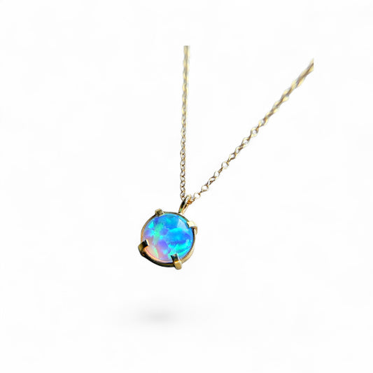 Opal Mama Pendant Necklace