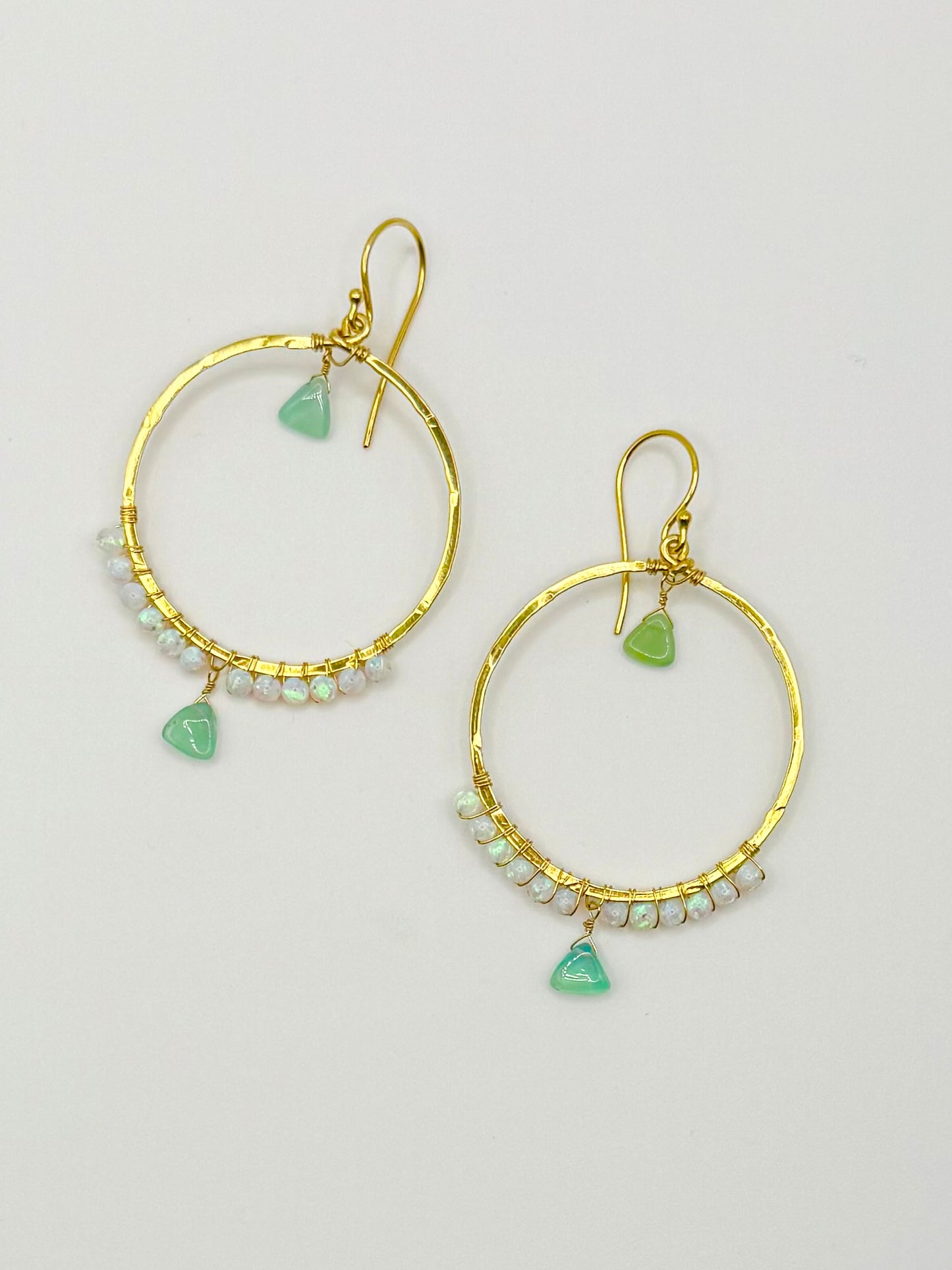 Venus Opal Hoops