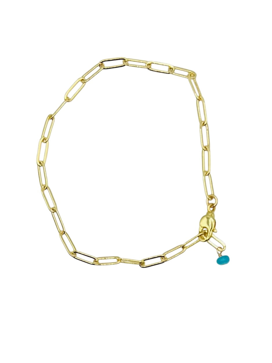 Paper Clip Chain Bracelet
