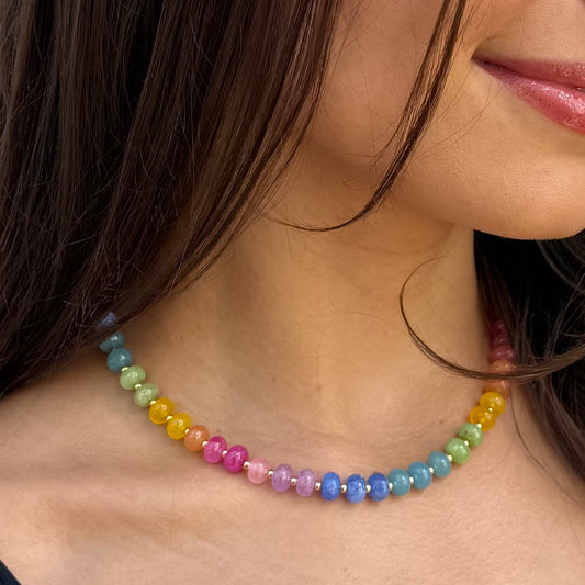 Rainbow Quartz Necklace