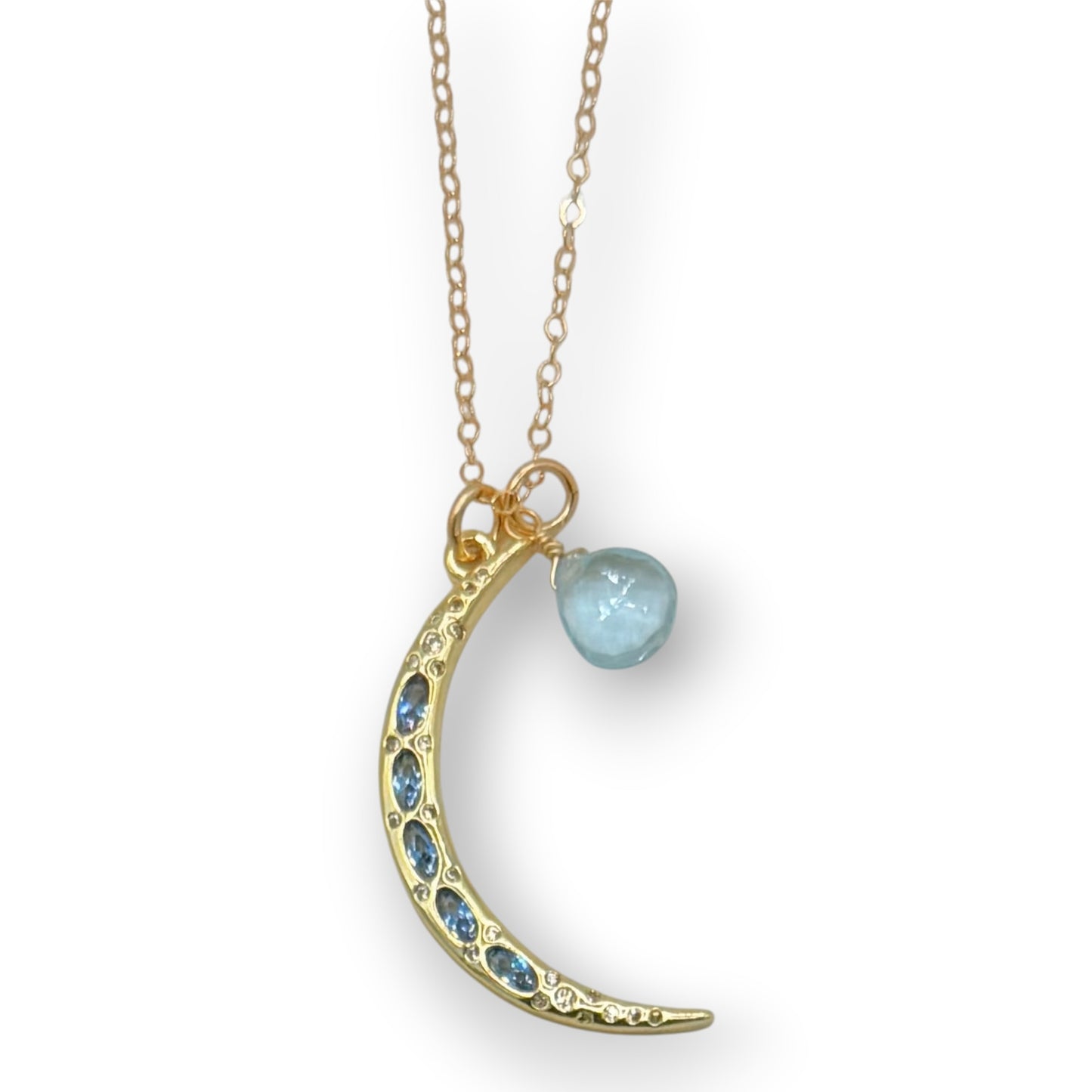 Celestial Moon Crescent Necklace