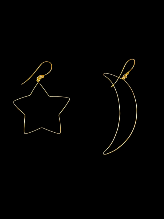 Star & Moon Earrings