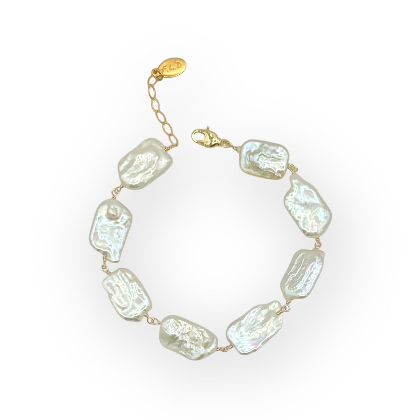 Statement Baroque Pearl Bracelet