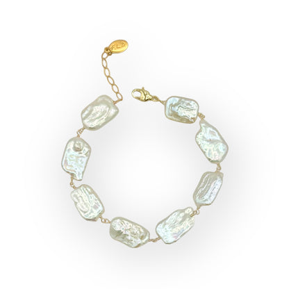 Statement Baroque Pearl Bracelet