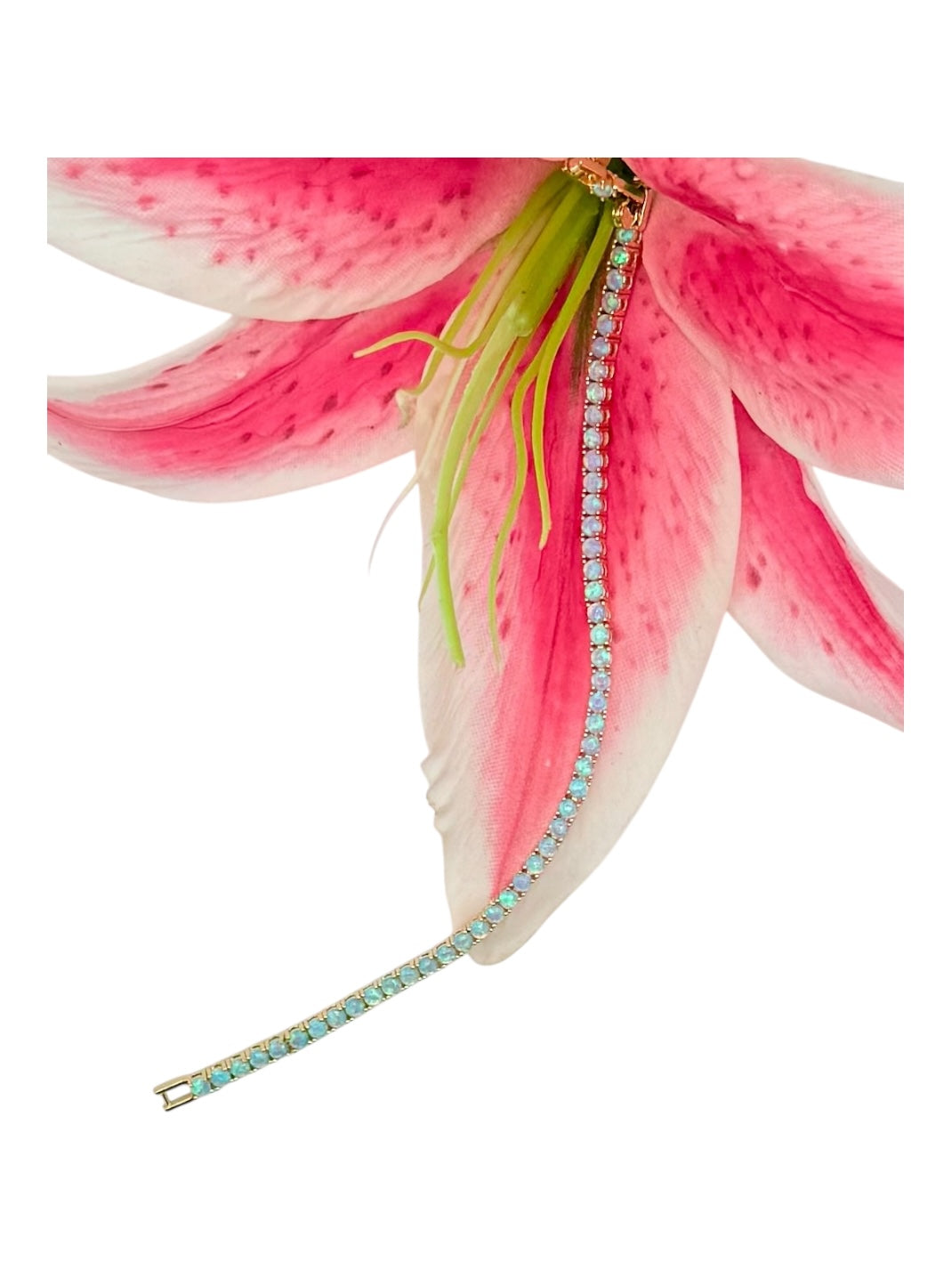 Blue Fire Opal Bracelet