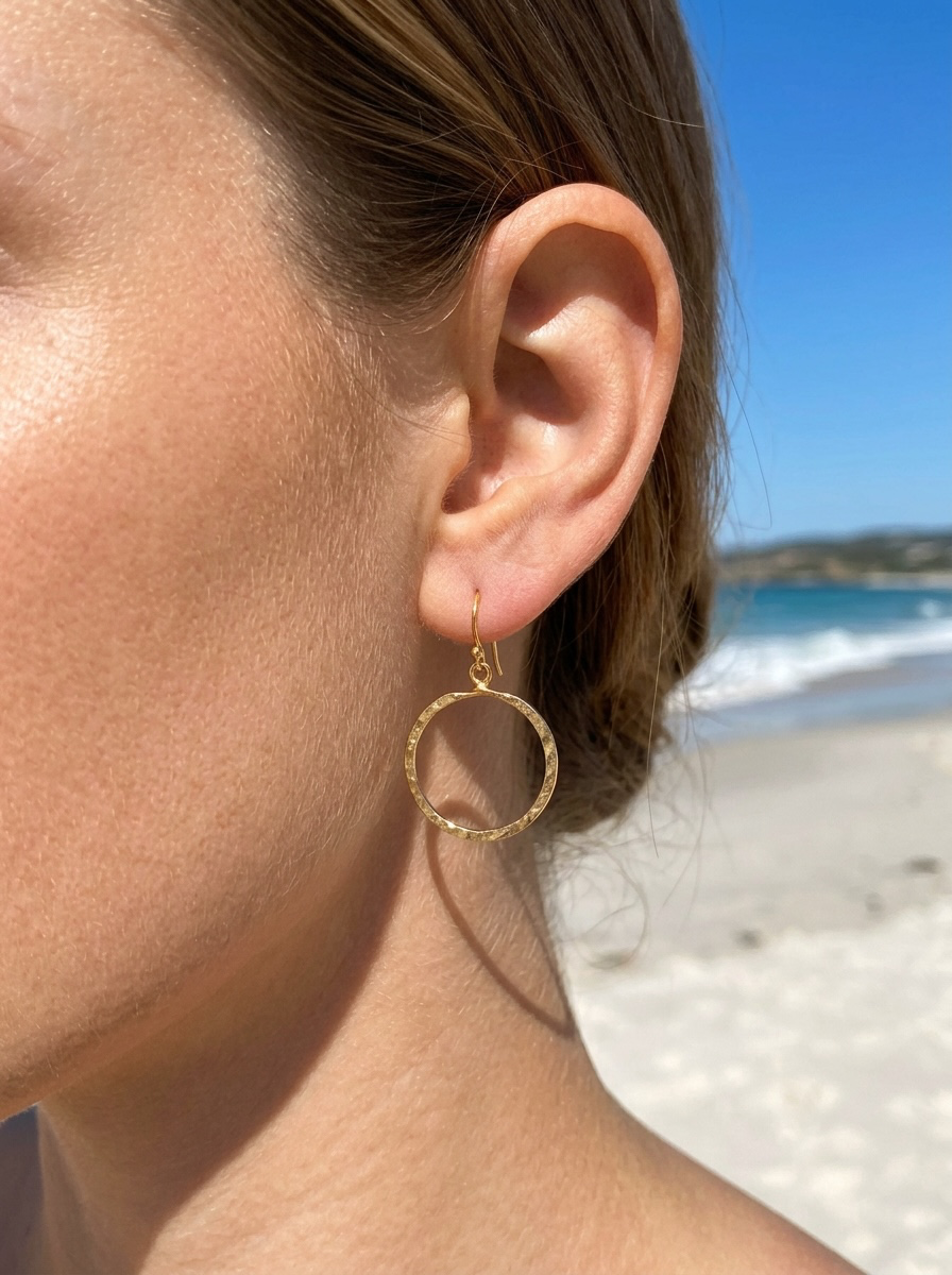 Minimalist Gold Hoops