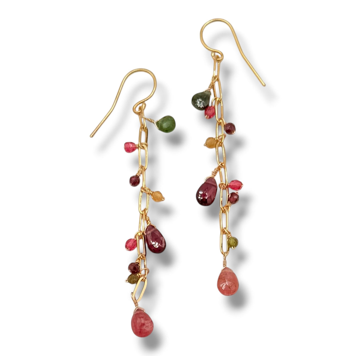 Precious Gem Dangle Earrings