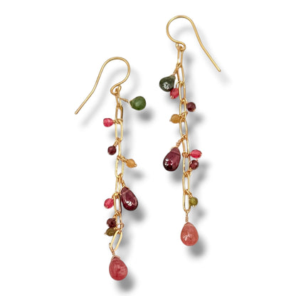 Precious Gem Dangle Earrings