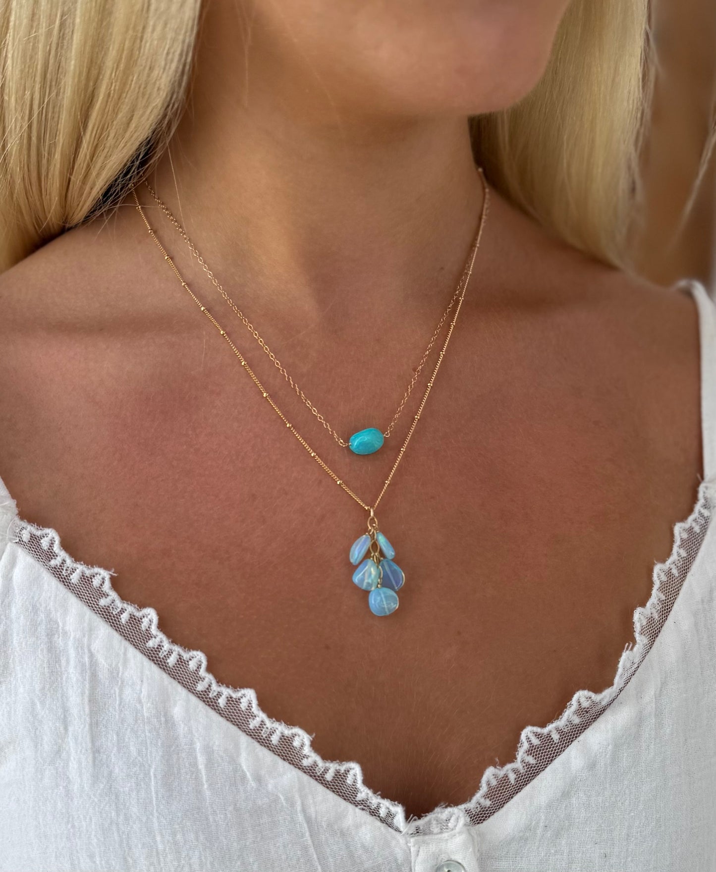 Glimmer Opal Necklace
