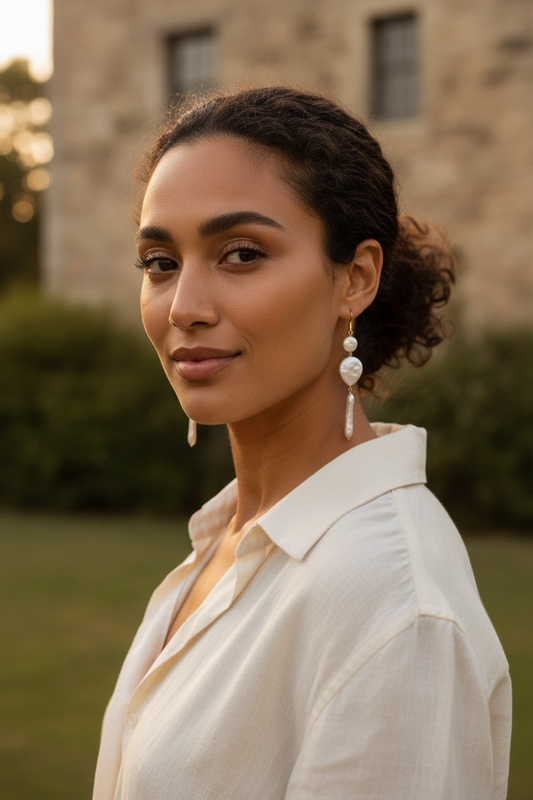 Statement Pearl Earrings