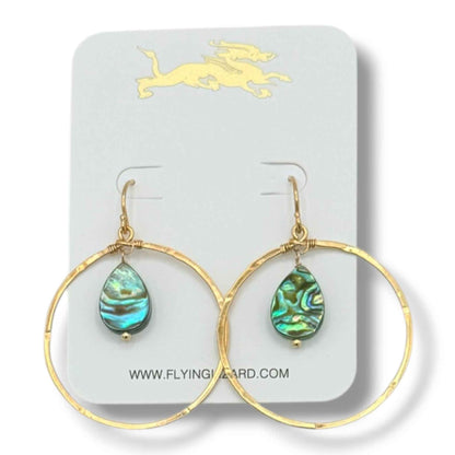Abalone Cove Hoop Earrings