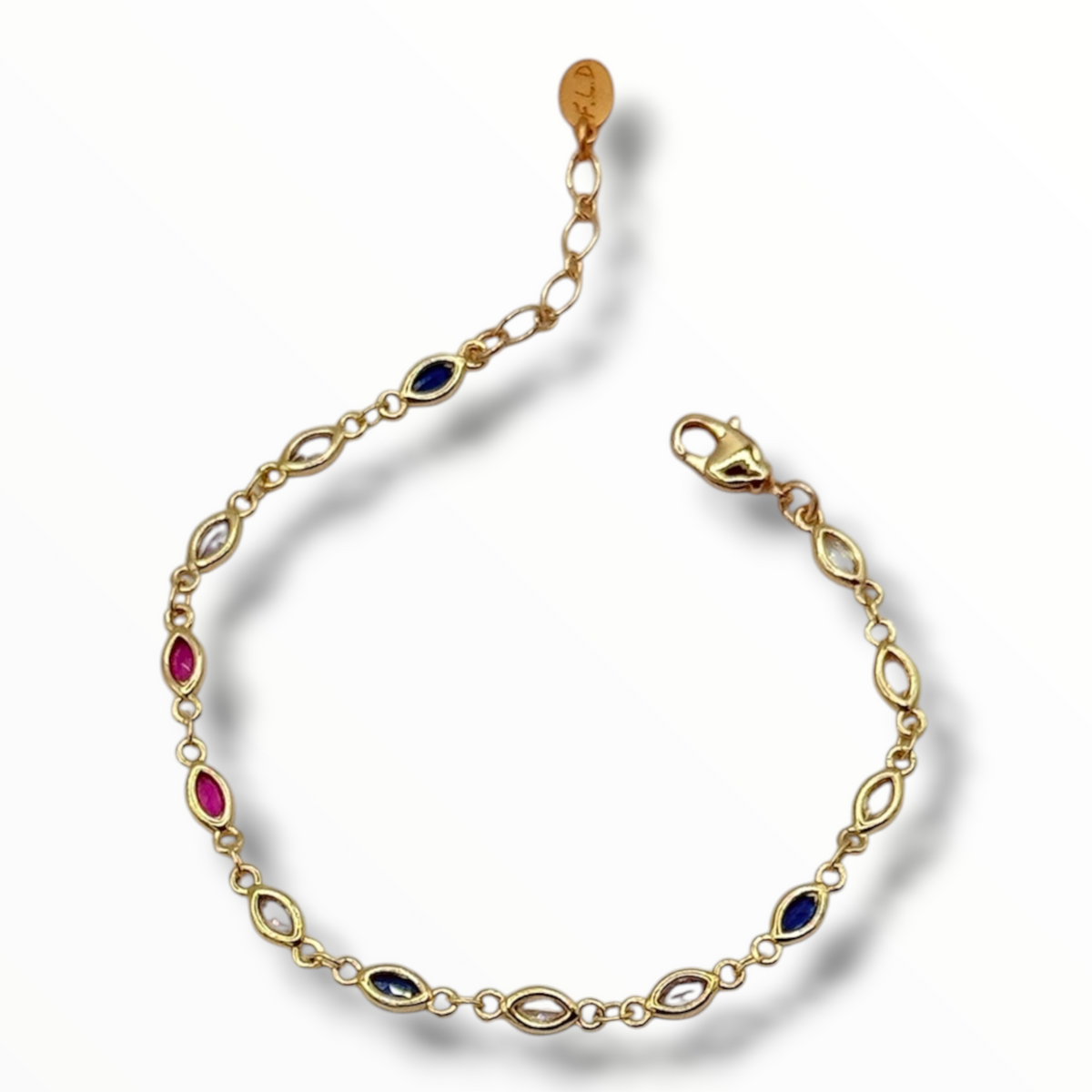 Prism Coast – Scattered Rainbow Zircon Necklace & Bracelet | 18K Gold Vermeil