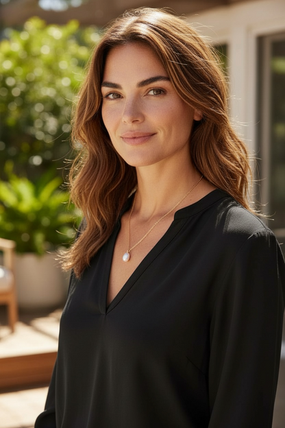 Pearl Elegance Drop Necklace