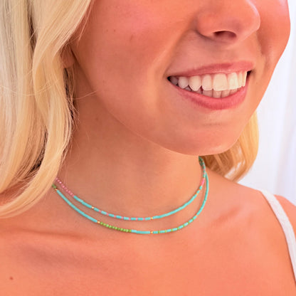 Kona Blue Choker Necklace