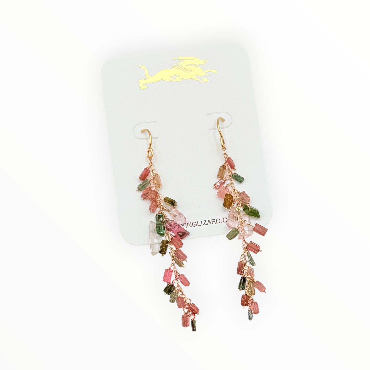 Tourmaline Waterfall Earrings