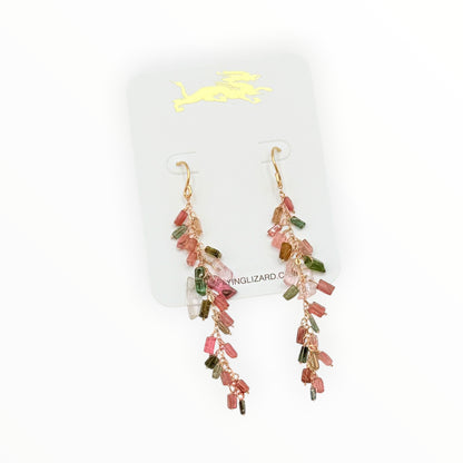 Tourmaline Waterfall Earrings