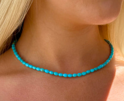 Coastal Cowgirl Blue Turquoise Choker