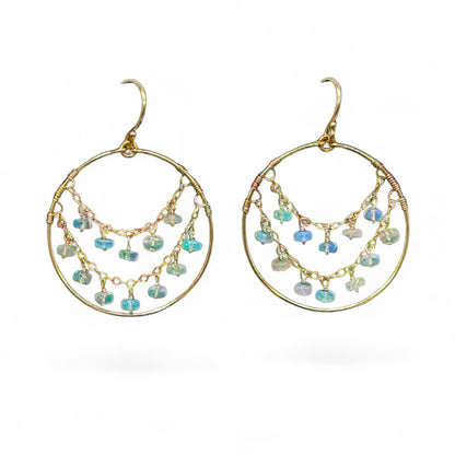 Opal Lace Earrings