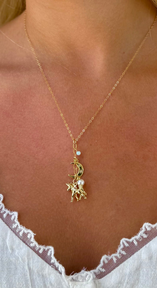 Unicorn Moon Charms
