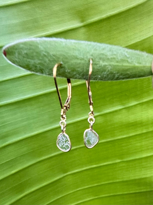 Diamond Slice Earrings