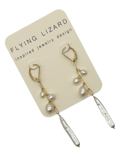 Boho Pearl Mix Earrings