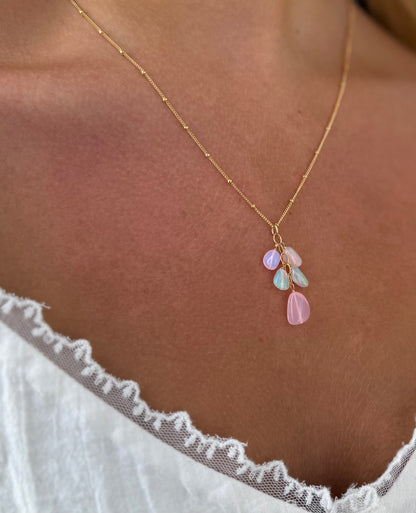 Opal Aura Nugget Necklace