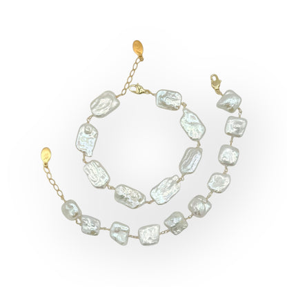 Statement Baroque Pearl Bracelet