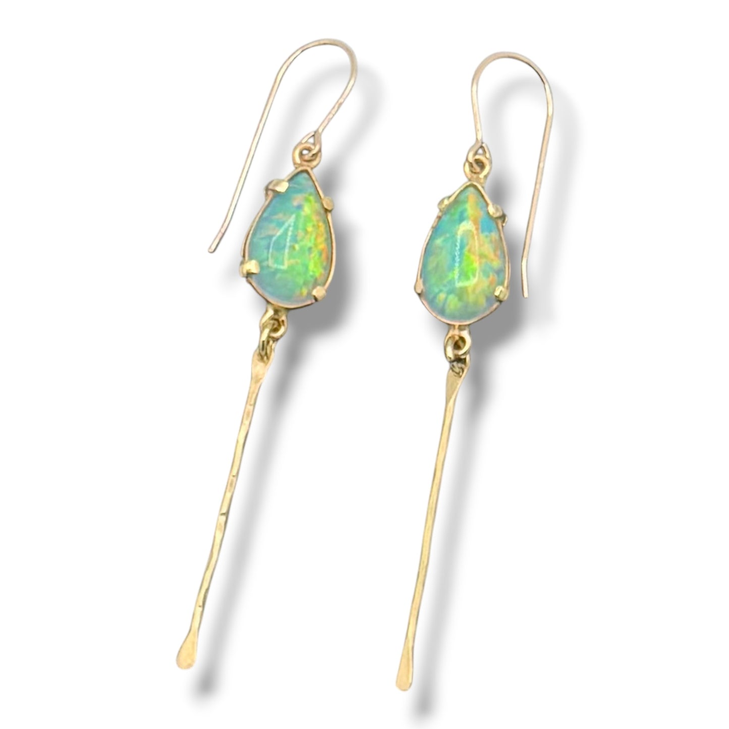 Jelly Opal Stick Dangle Earrings