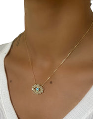 Opal Eye Necklace