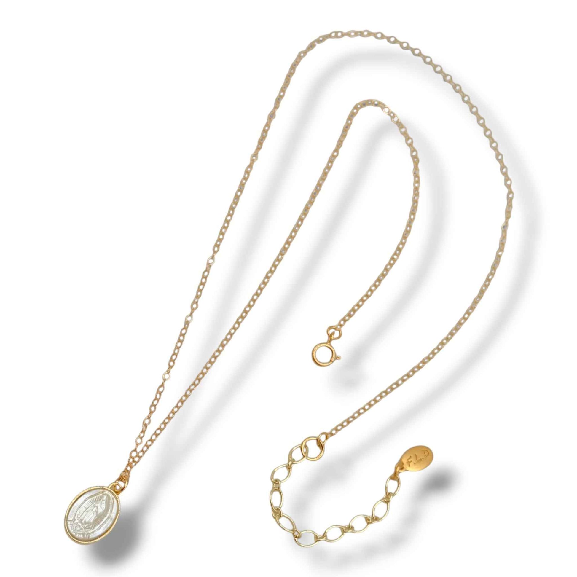 Mini Madonna Gold Necklace