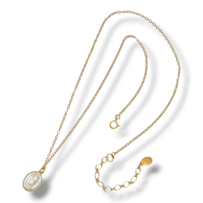 Mini Madonna Gold Necklace