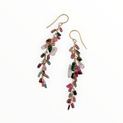 Tourmaline Waterfall Earrings