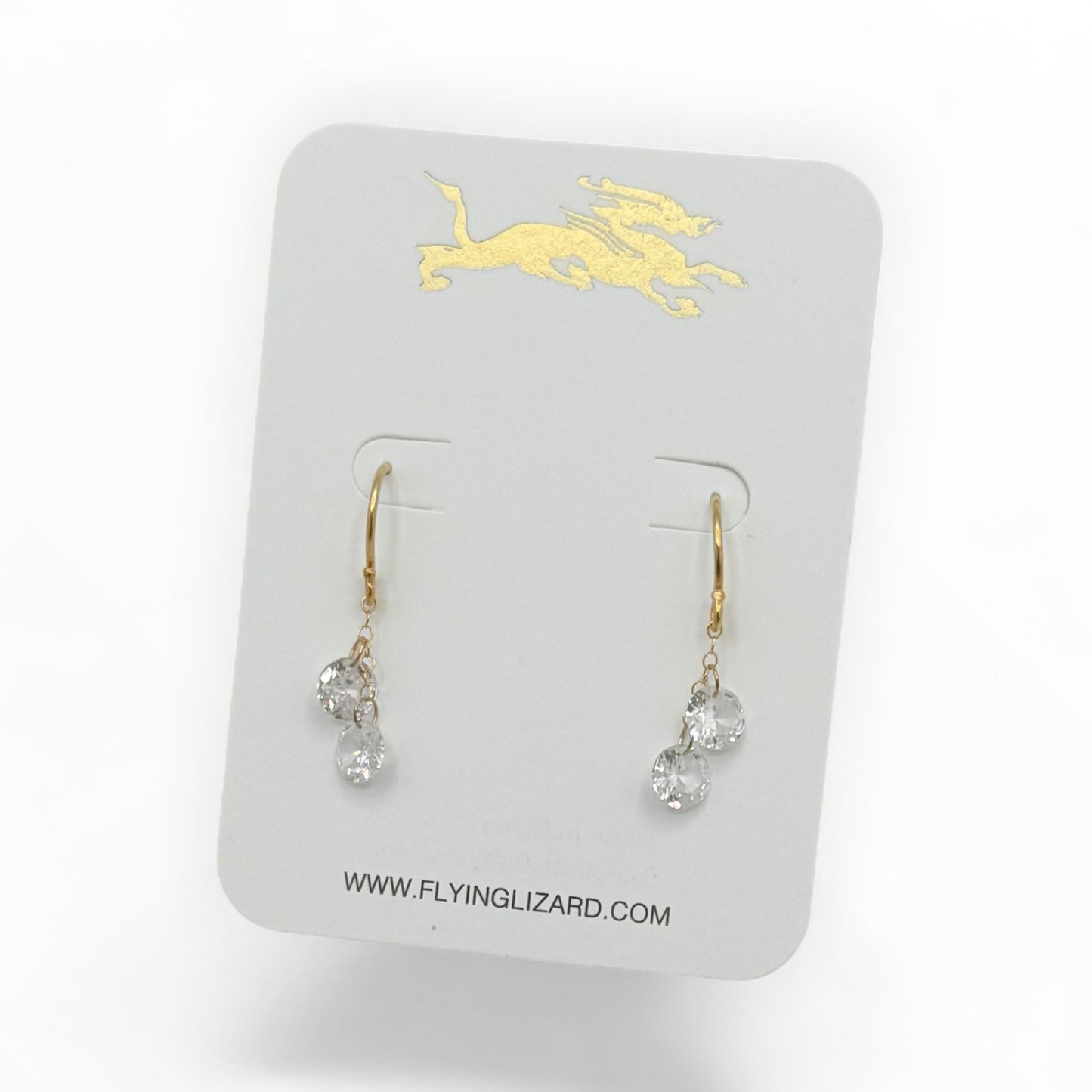 Delicate Sparkle Stone Earrings