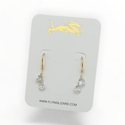 Delicate Sparkle Stone Earrings
