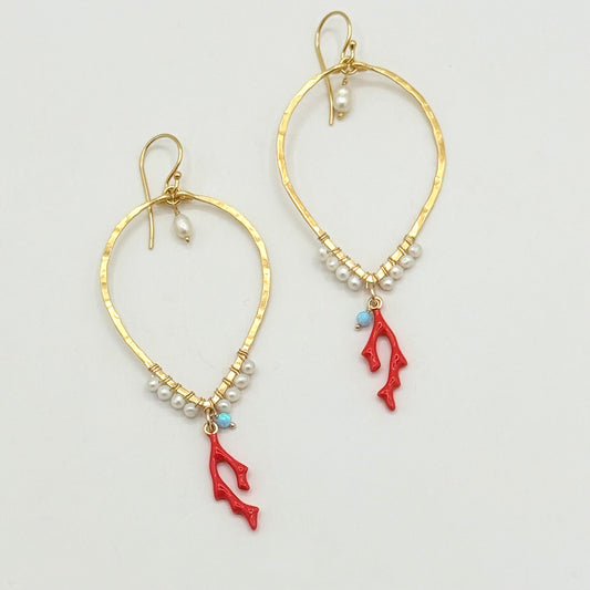 Coastal Style Boho Hoops