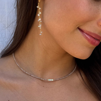 Sand Agate Opal Choker