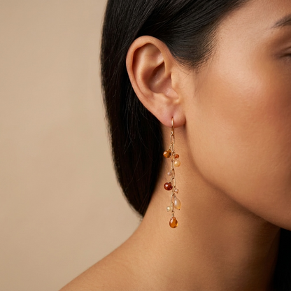 Precious Gem Dangle Earrings