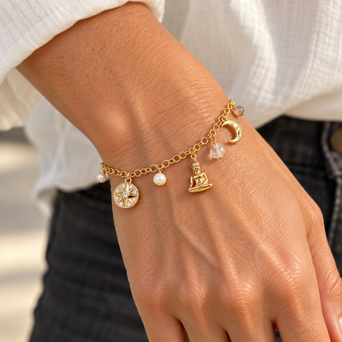 Good Luck Club – Gold Charm Bracelets