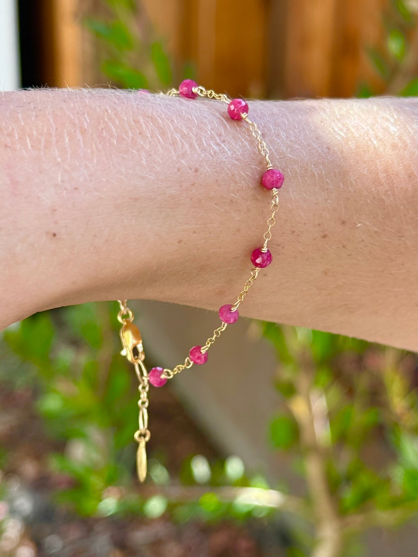 Ruby Rondell Bracelet
