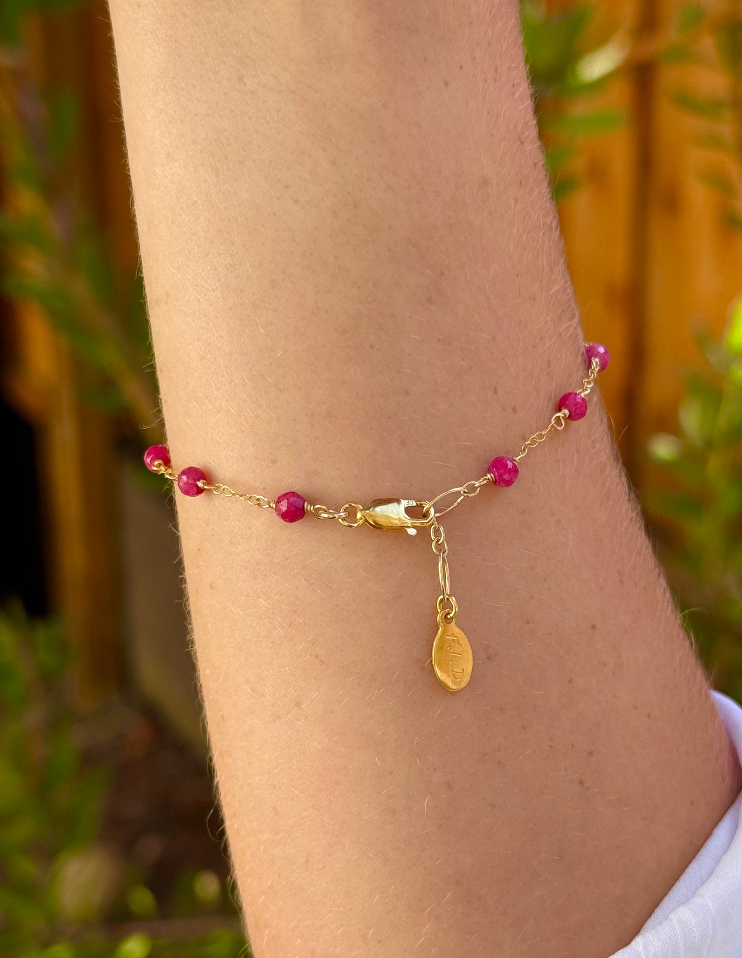 Ruby Rondell Bracelet