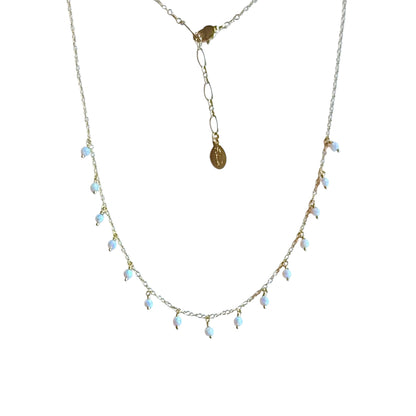 Multi Opal Drop Necklace