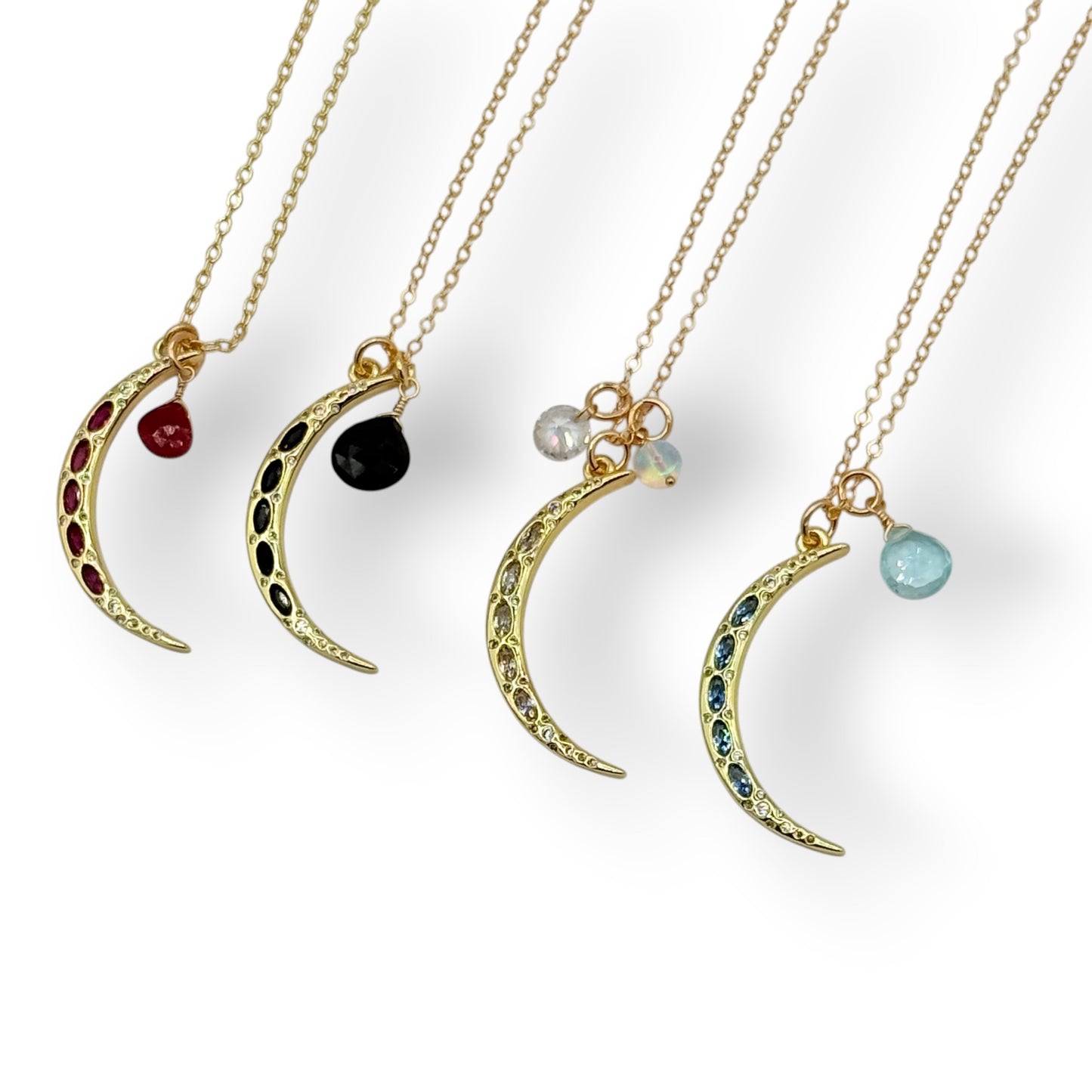Celestial Moon Crescent Necklace