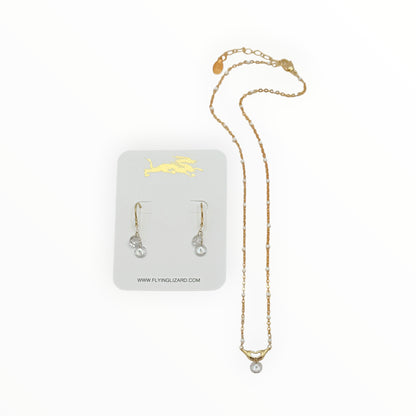 Delicate Sparkle Stone Earrings
