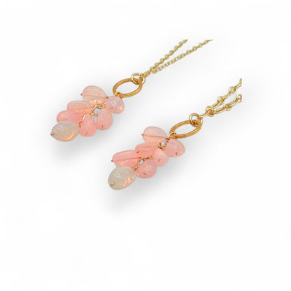 Opal Nugget Cluster Necklace