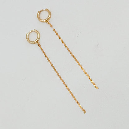 Barely There Gold Fill Shoulder Duster Earrings