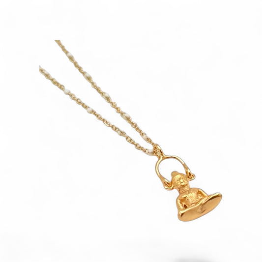 Headphone Buddha Necklace