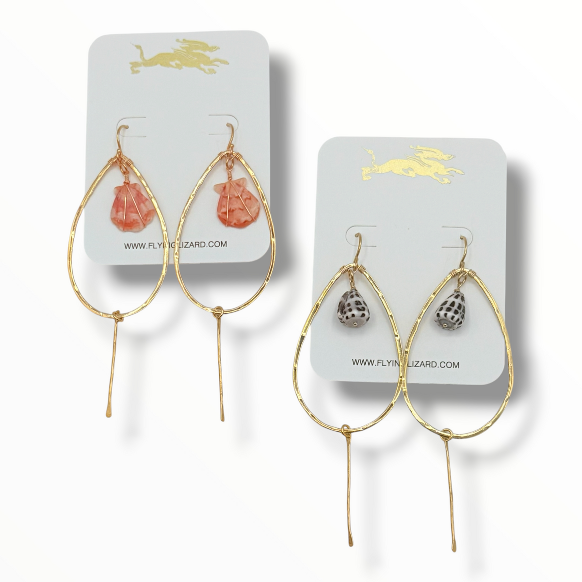 Rare Finds One-of-a-Kind Shell Drop Earrings