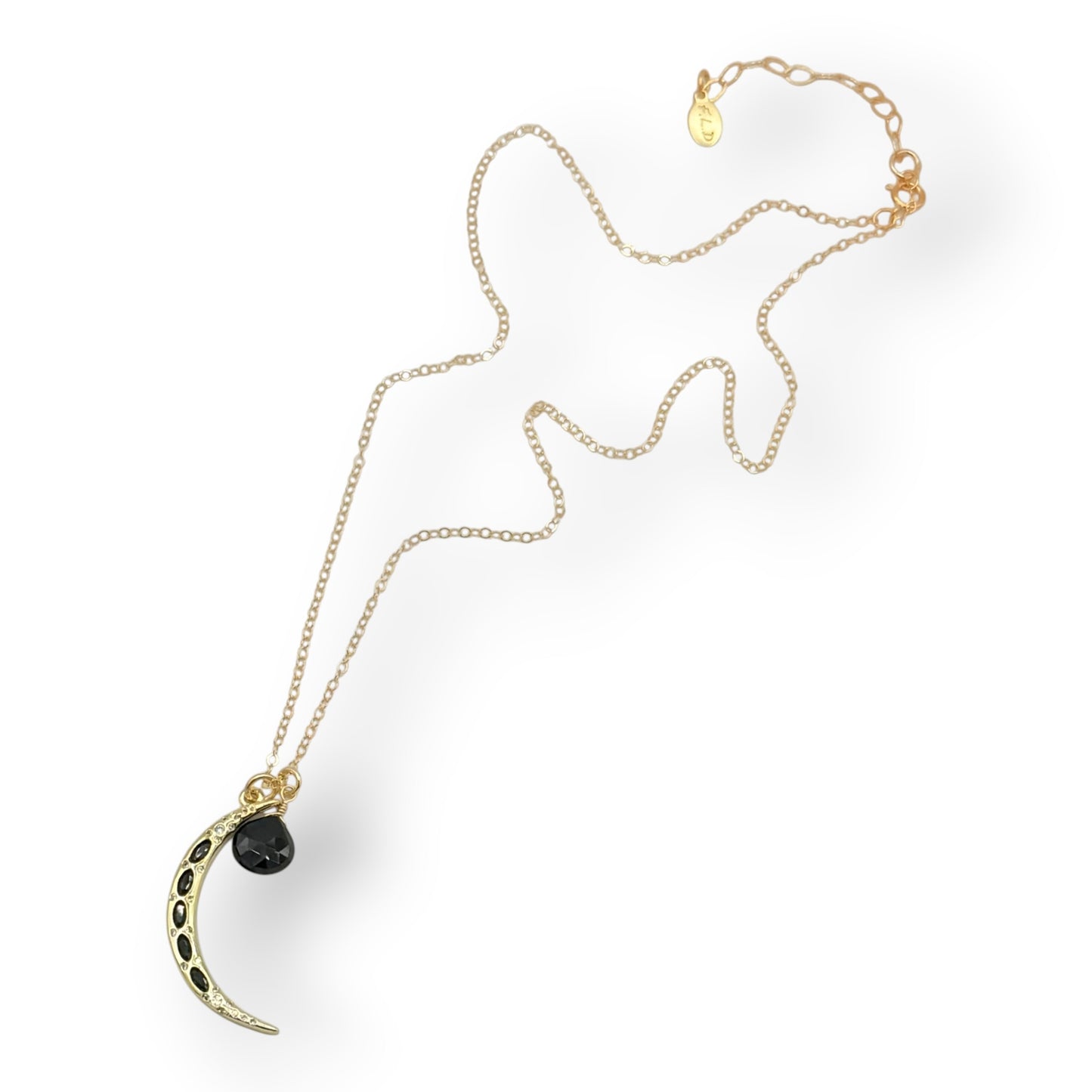 Celestial Moon Crescent Necklace